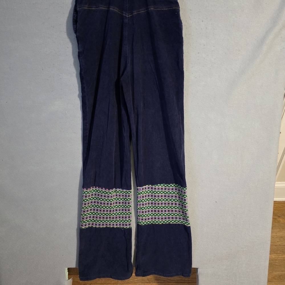 Modcloth Womens Rainbow With Me Corduroy Denim Overalls Size 8 - Picture 10 of 10